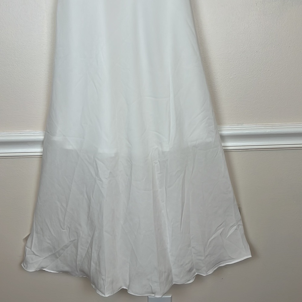 Hello Molly White Midi Slip Dress, Size XS, Bridal or Wedding events - Picture 5 of 14